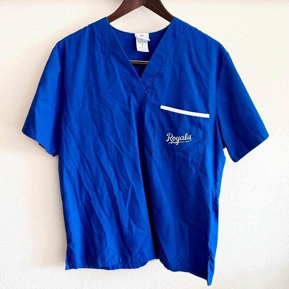 UNISEX KC Royals MLB Medical Scrub Set - Fabrique Innovations - Small - EUC